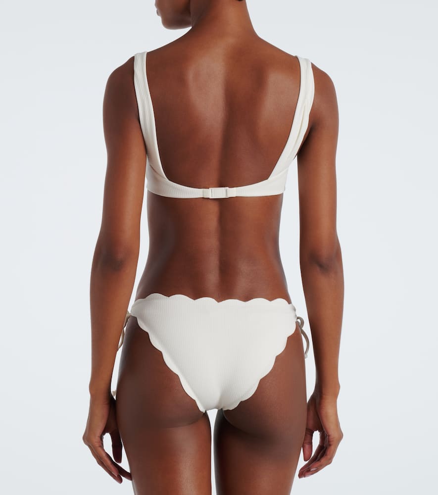 North scalloped bikini top
