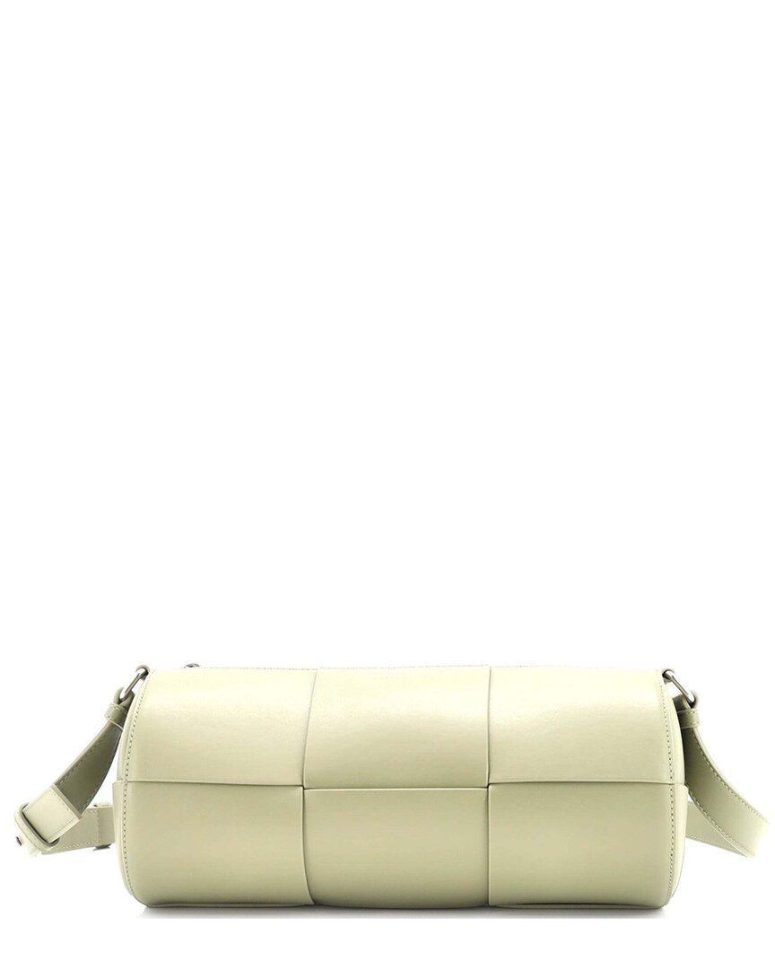 Canette Crossbody Bag Maxi Intrecciato Leather Medium (Authentic Pre-Loved)