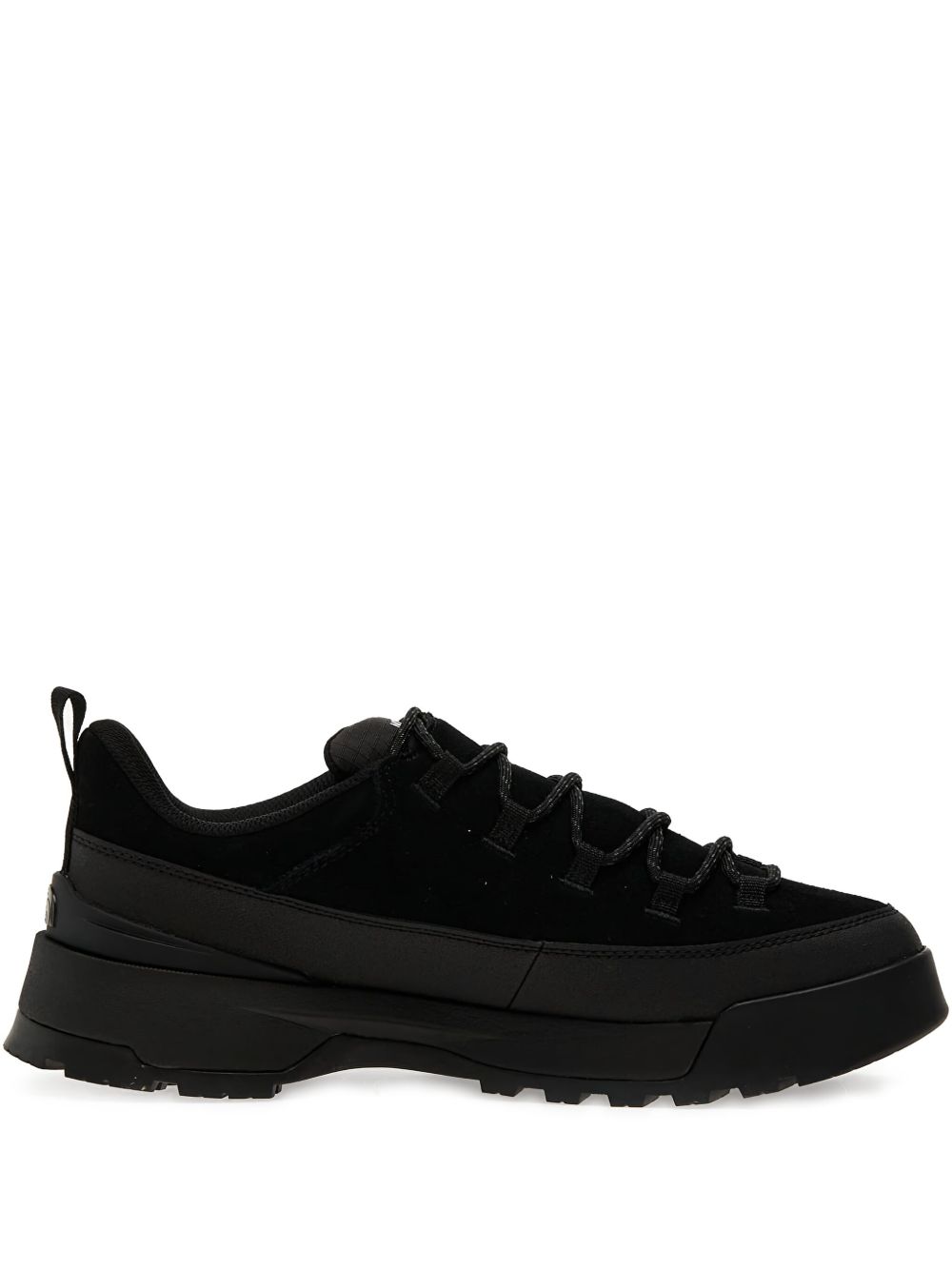 Chunky-sole lace-up sneakers - Black