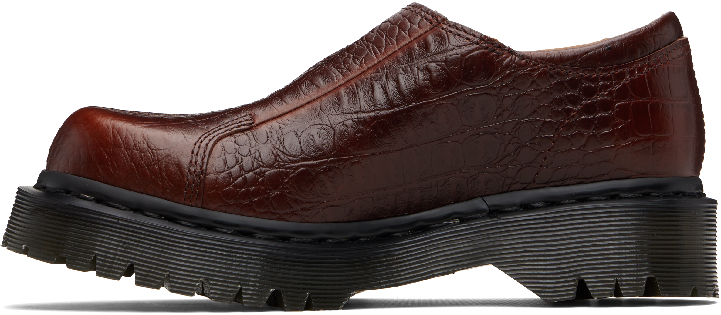 Burgundy Regina Mary Jane Loafers