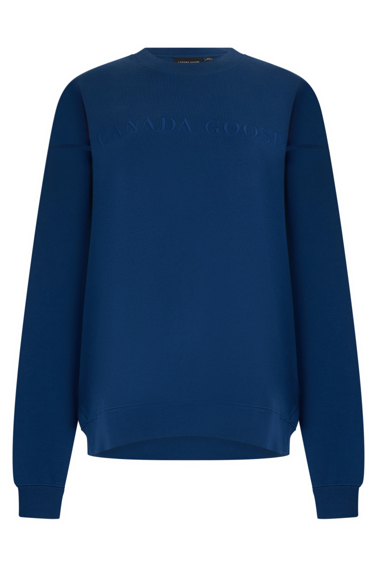 Blue Crew Neck Sweatshirts