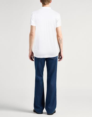 Moorer Man Polo shirt White Size 36 Cotton