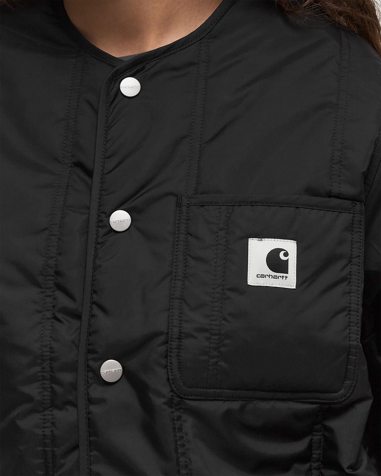 WMNS Kyla Liner black female Windbreaker now available at BSTN