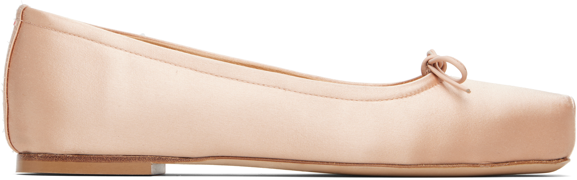 Pink Gabriella Satin Ballerina Flats