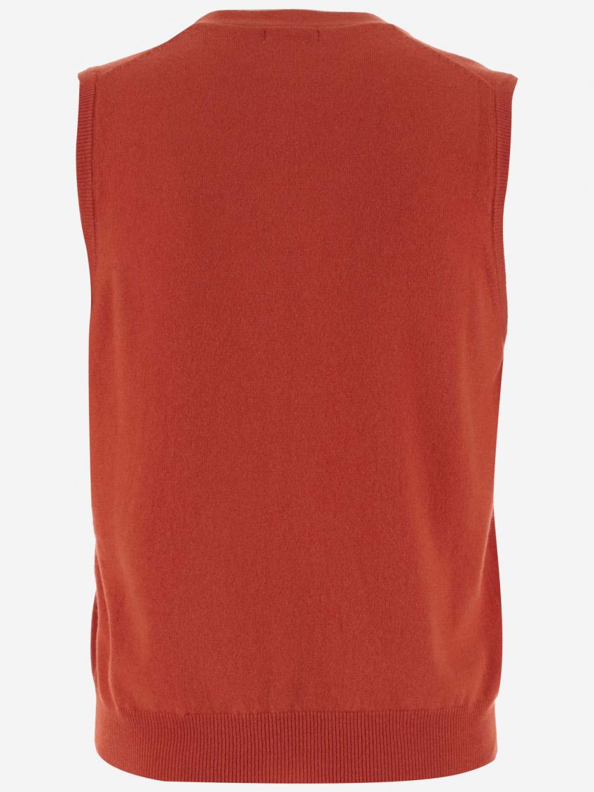 Rust Loose Fit Gilet