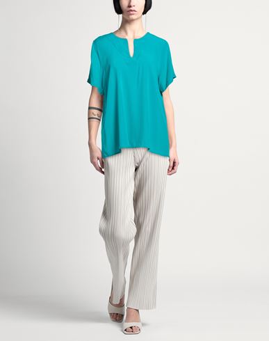 Woman Top Turquoise Size M Viscose