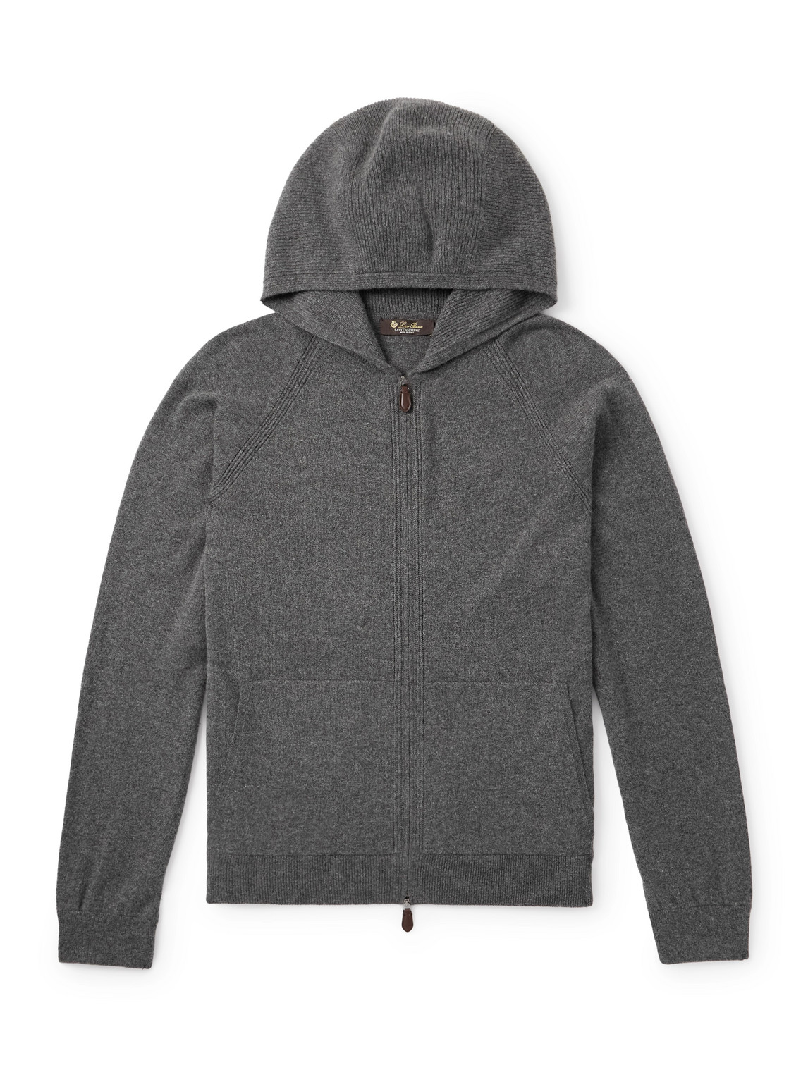 Cashmere Zip-Up Hoodie