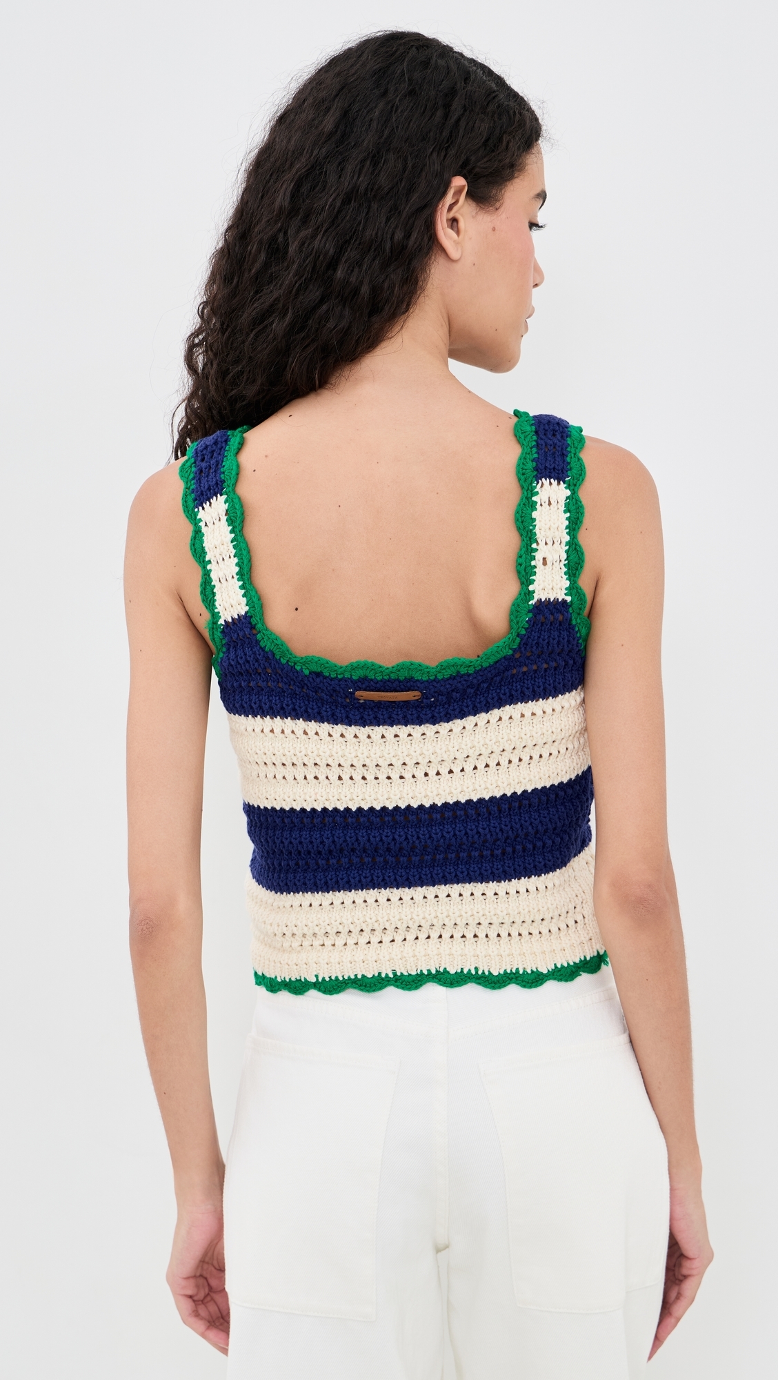 Justine Sweater Tank Nvy w/ Aw Stripe