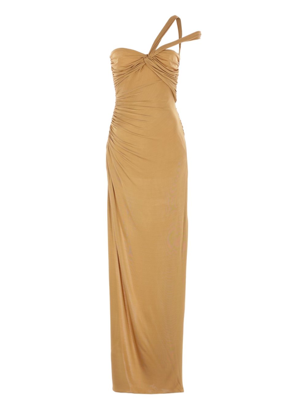 TOM FORD draped midi dress - Gold