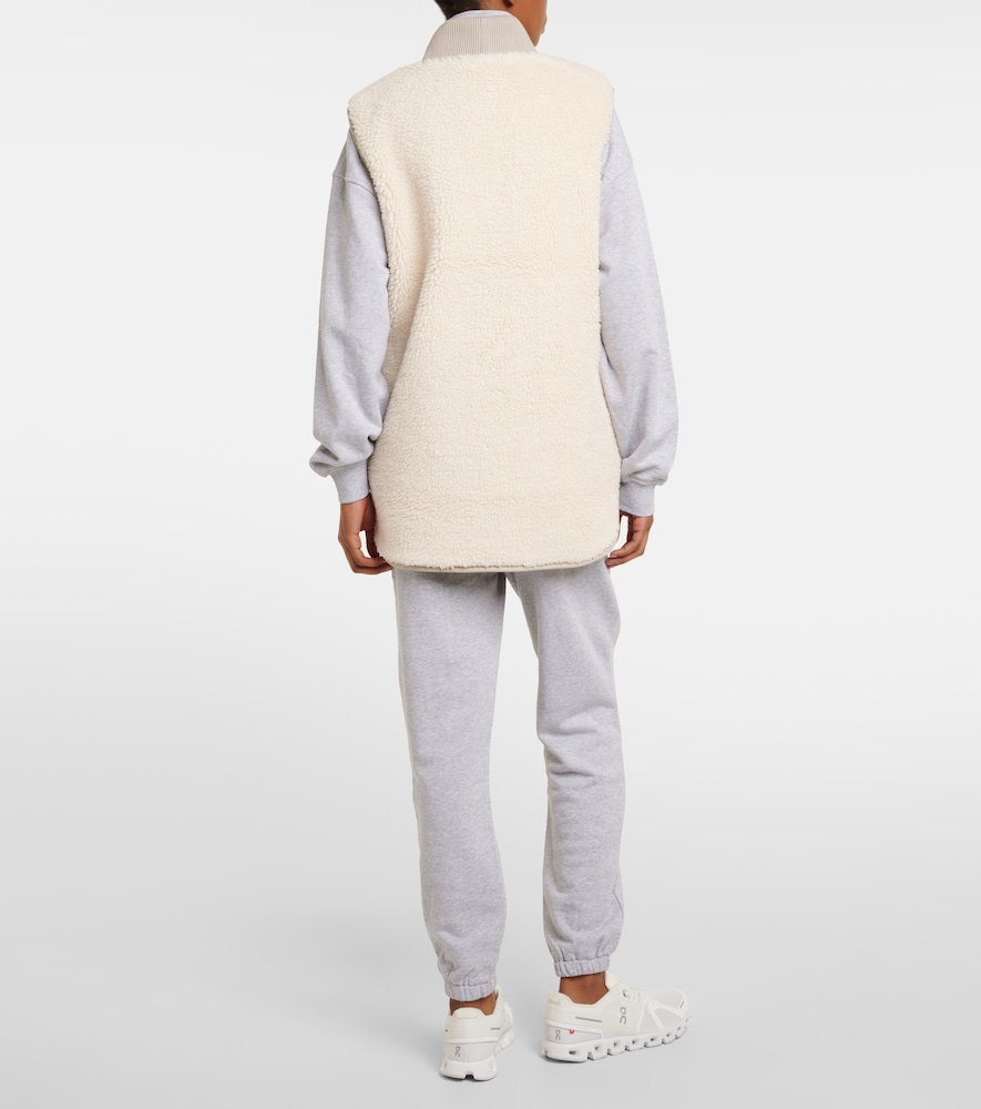 Covey reversible faux-shearling gilet