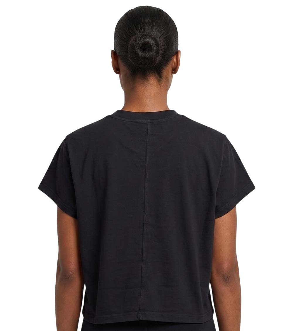 Rick Owens - cropped crew neck short sleeve top