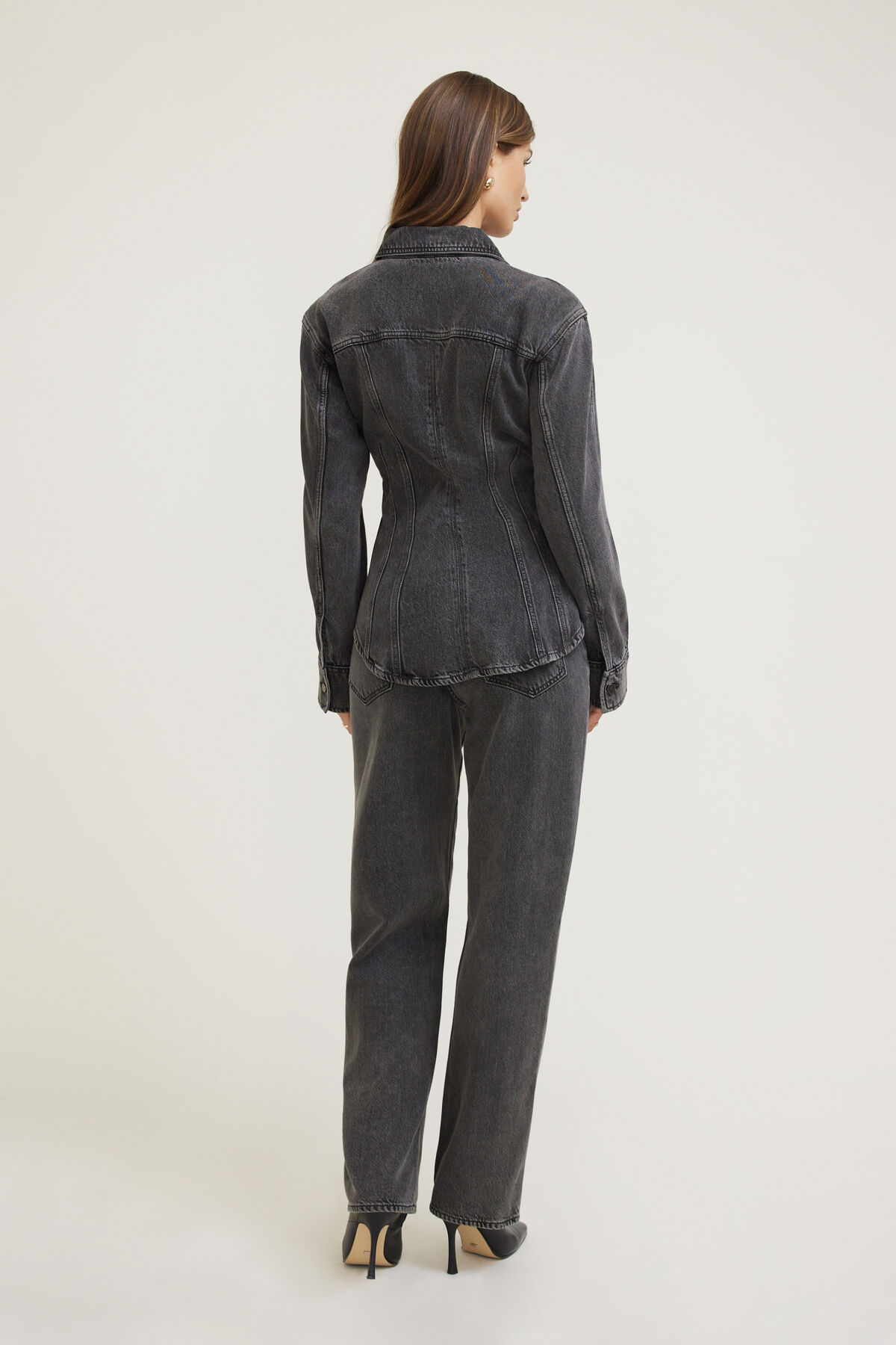 Cinched Tencel™ Denim Shirt