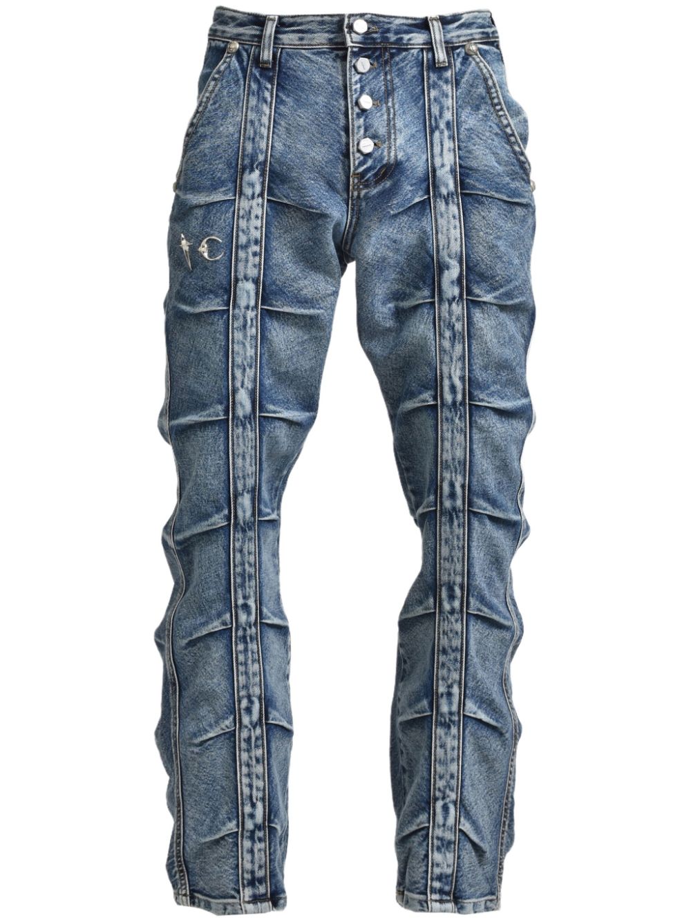 Line GOB jeans - Blue