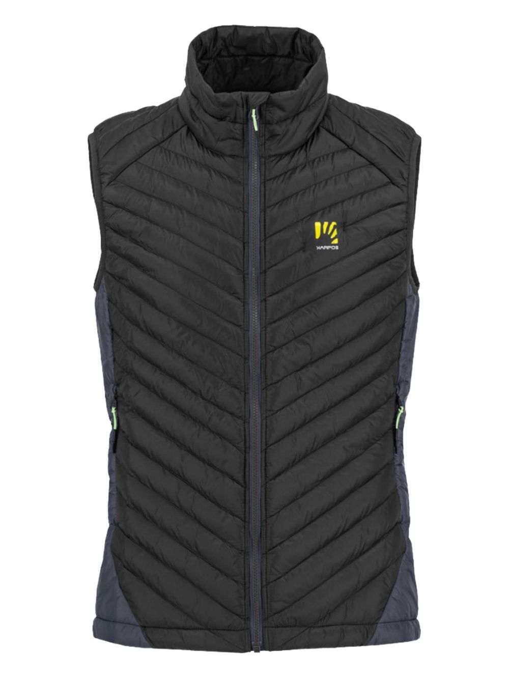 KARPOS logo-print gilet - Black