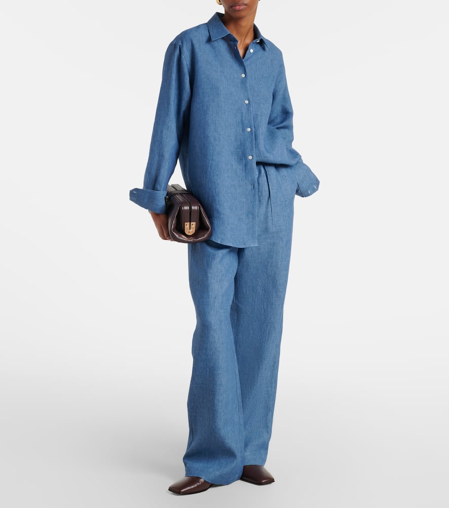 Róhe Linen wide-leg pants