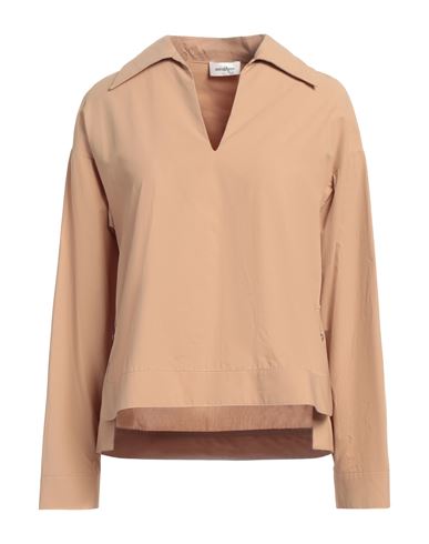 Woman Top Camel Size 4 Cotton