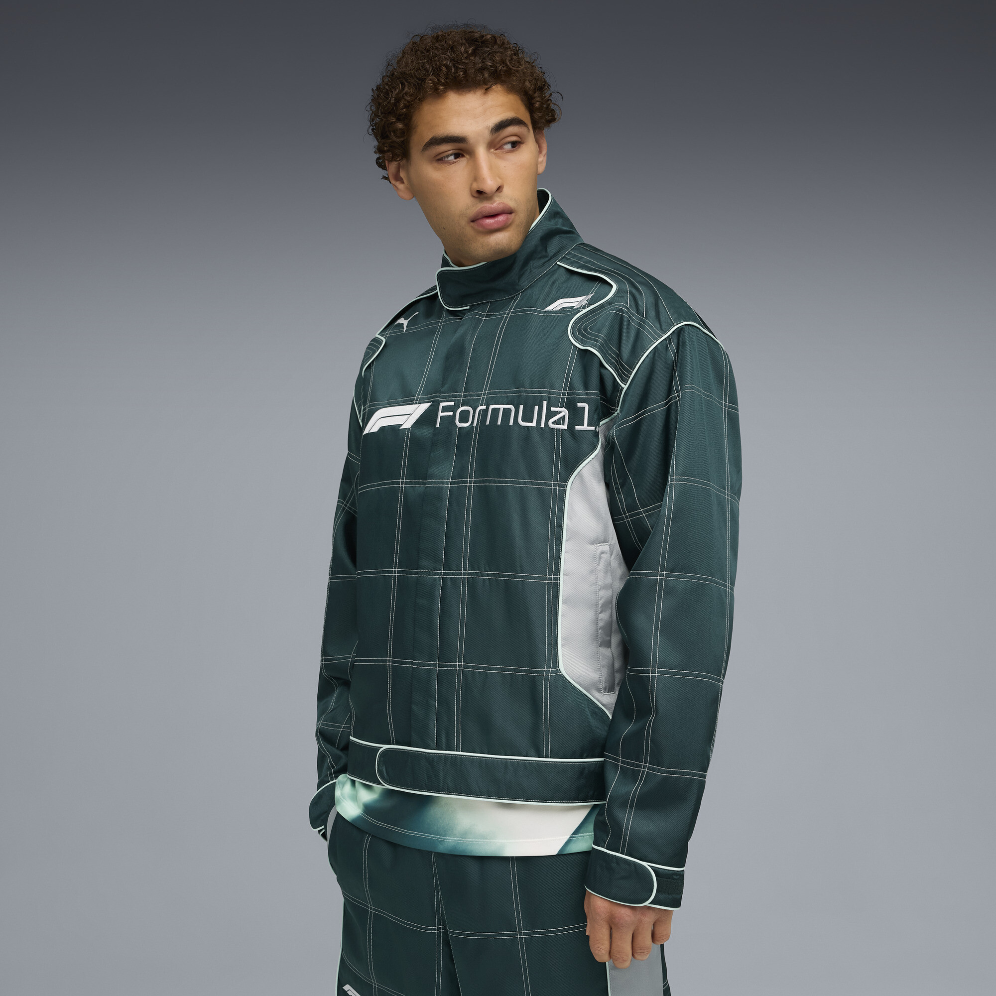 PUMA Formula 1® 75 Years Men's Motorsport Racing Jacket in Green