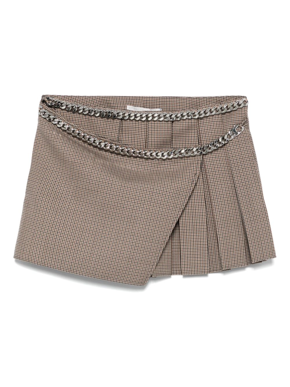 Stella McCartney Houndstooth skirt - Brown