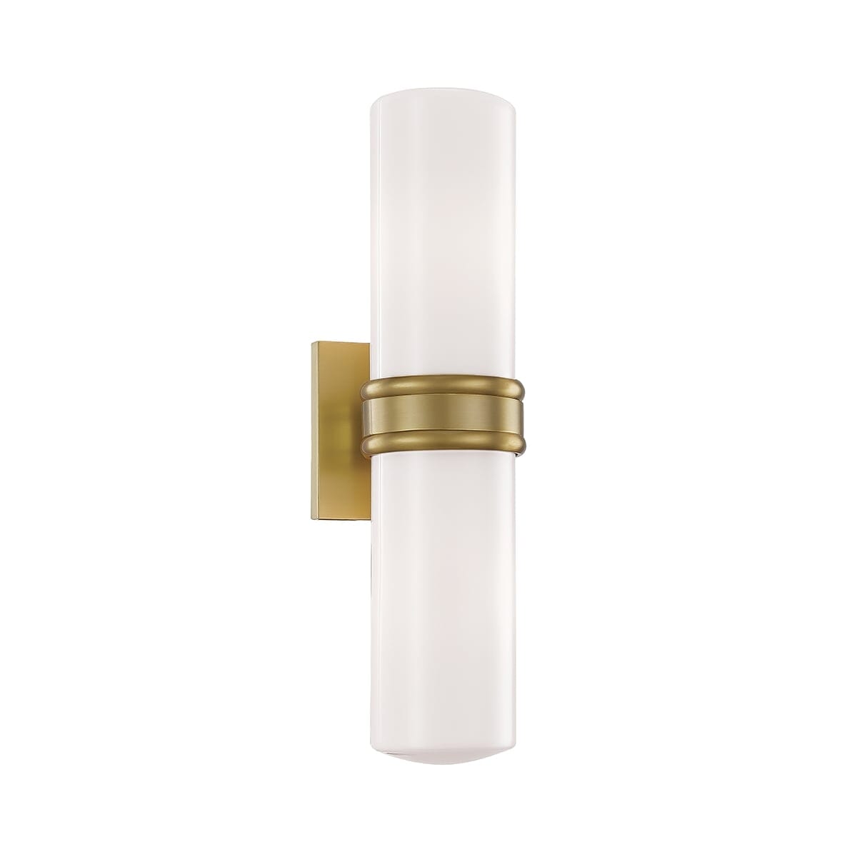 Mitzi Natalie 2-Light 16" Wall Sconce in Aged Bra