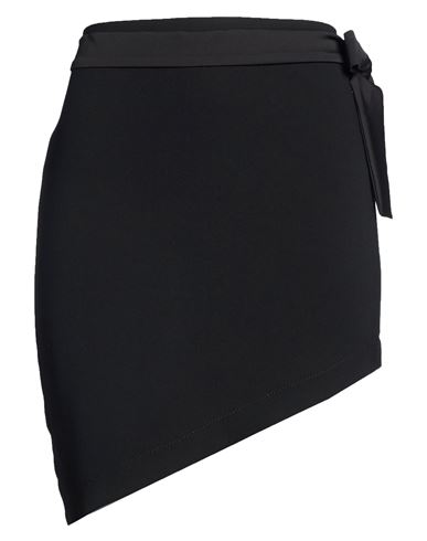 Woman Mini skirt Black Size 6 Polyester