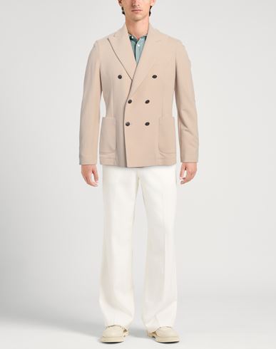 Circolo 1901 Man Blazer Beige Size 42 Cotton, Elastane
