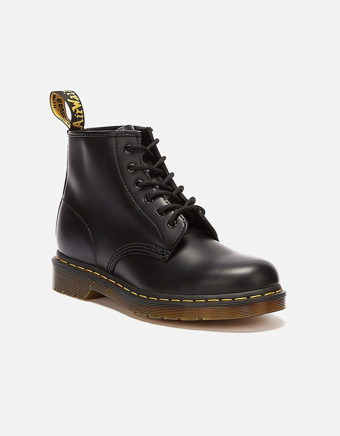 Men's Dr. Martens 101 Smooth Leather Black Boots - Size: 10