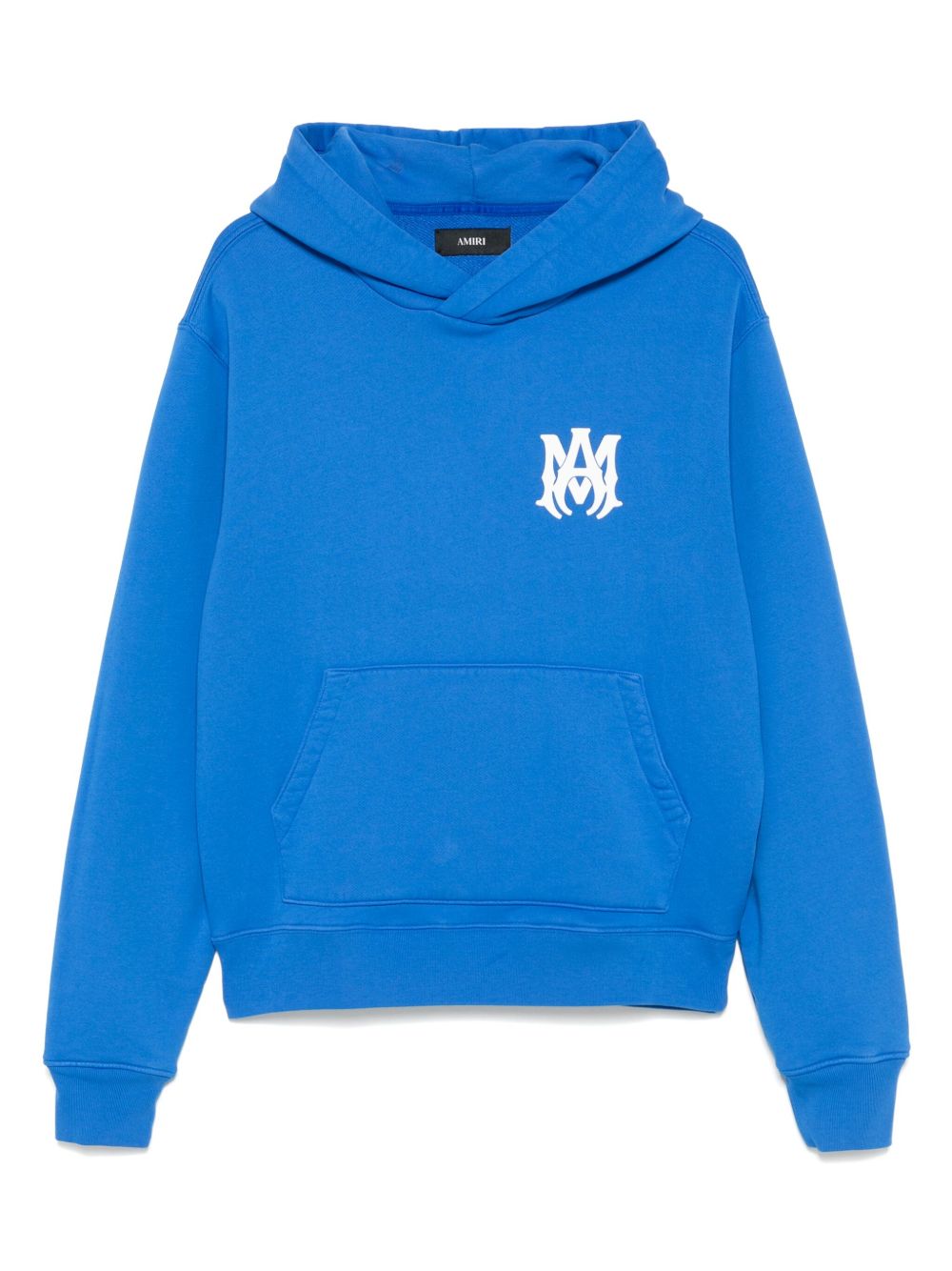 Logo-print cotton hoodie - Black