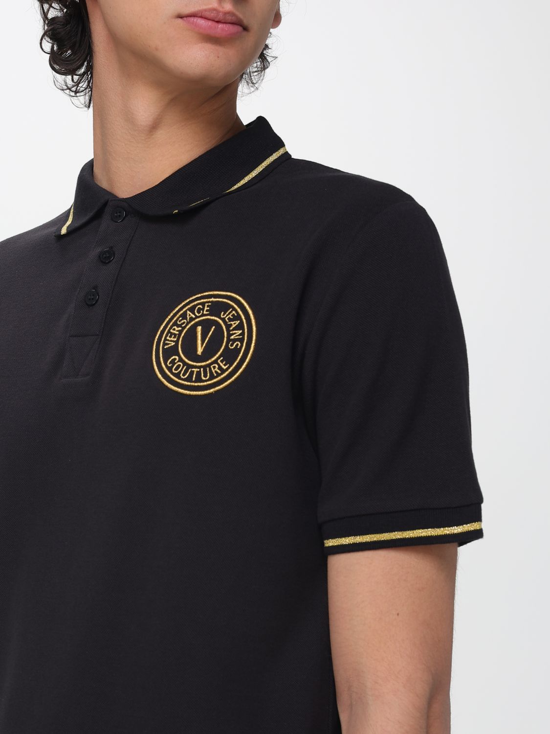 Polo Shirt Men color Black