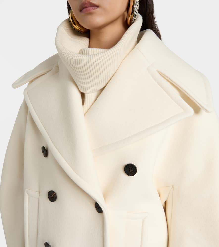 Ovalo virgin wool peacoat