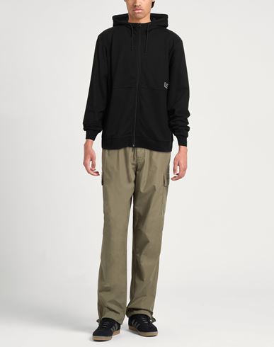 Man Sweatshirt Black Size S Cotton
