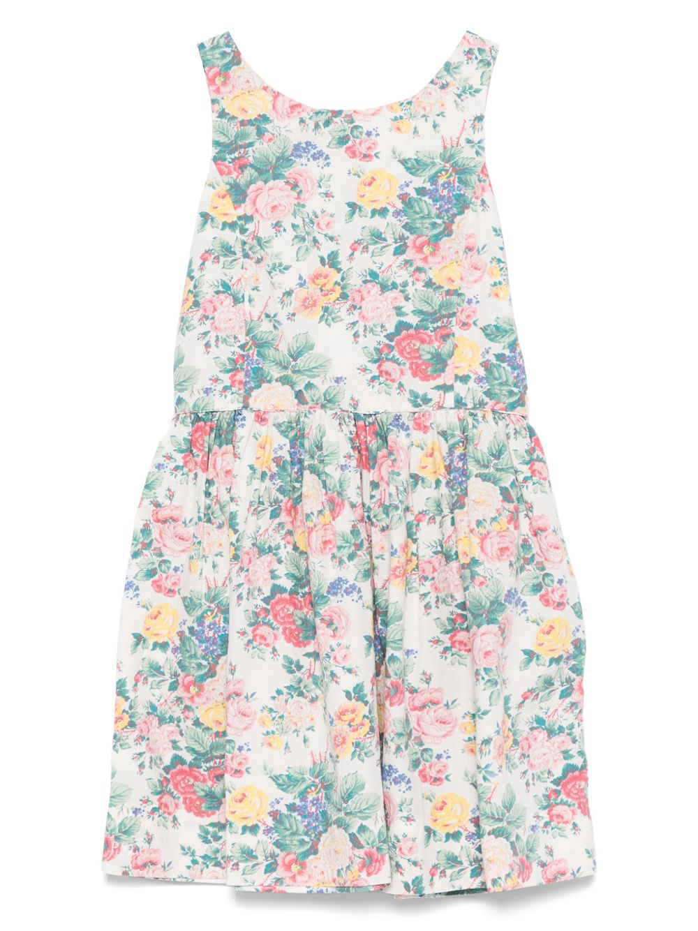 POLO RALPH LAUREN KIDS floral-print dress - White