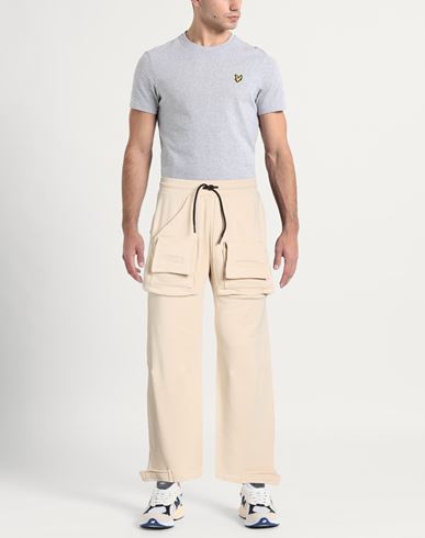 Man Pants Beige Size L Cotton