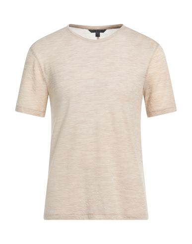 Man Sweater Beige Size XXL Wool