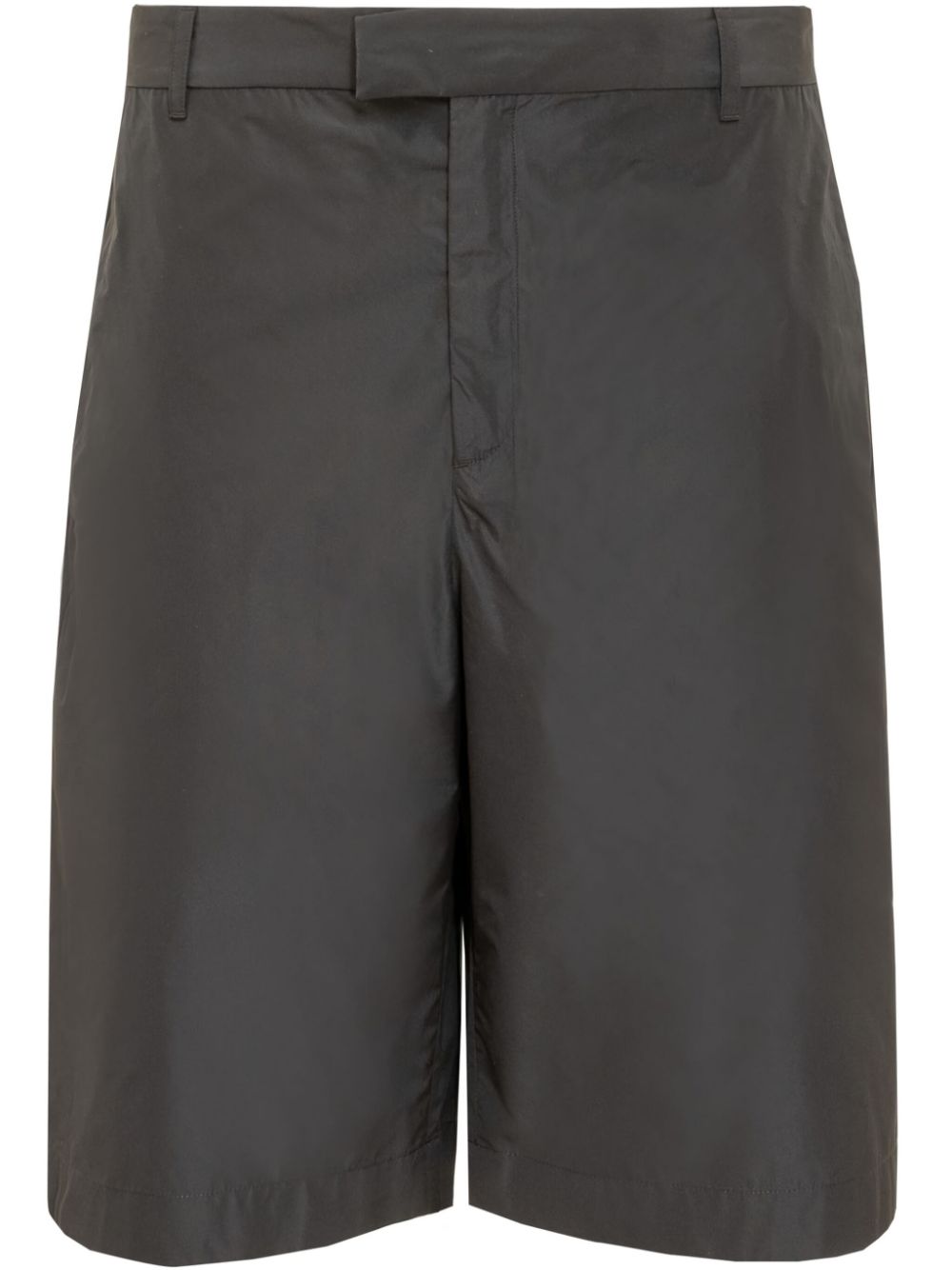 Straight-leg shorts - Black