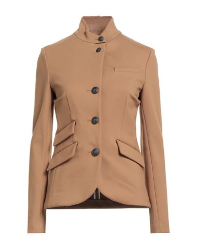 Woman Blazer Camel Size 0 Viscose, Nylon, Elastane