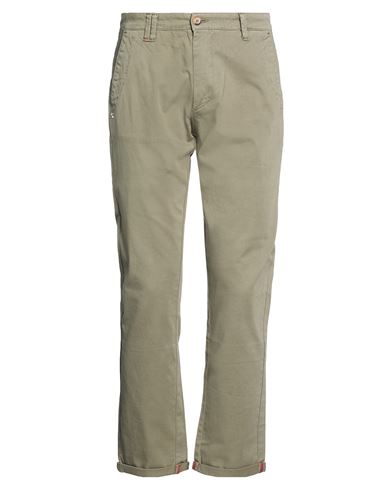 Gaudì Man Pants Military green Size 29 Cotton, Elastane