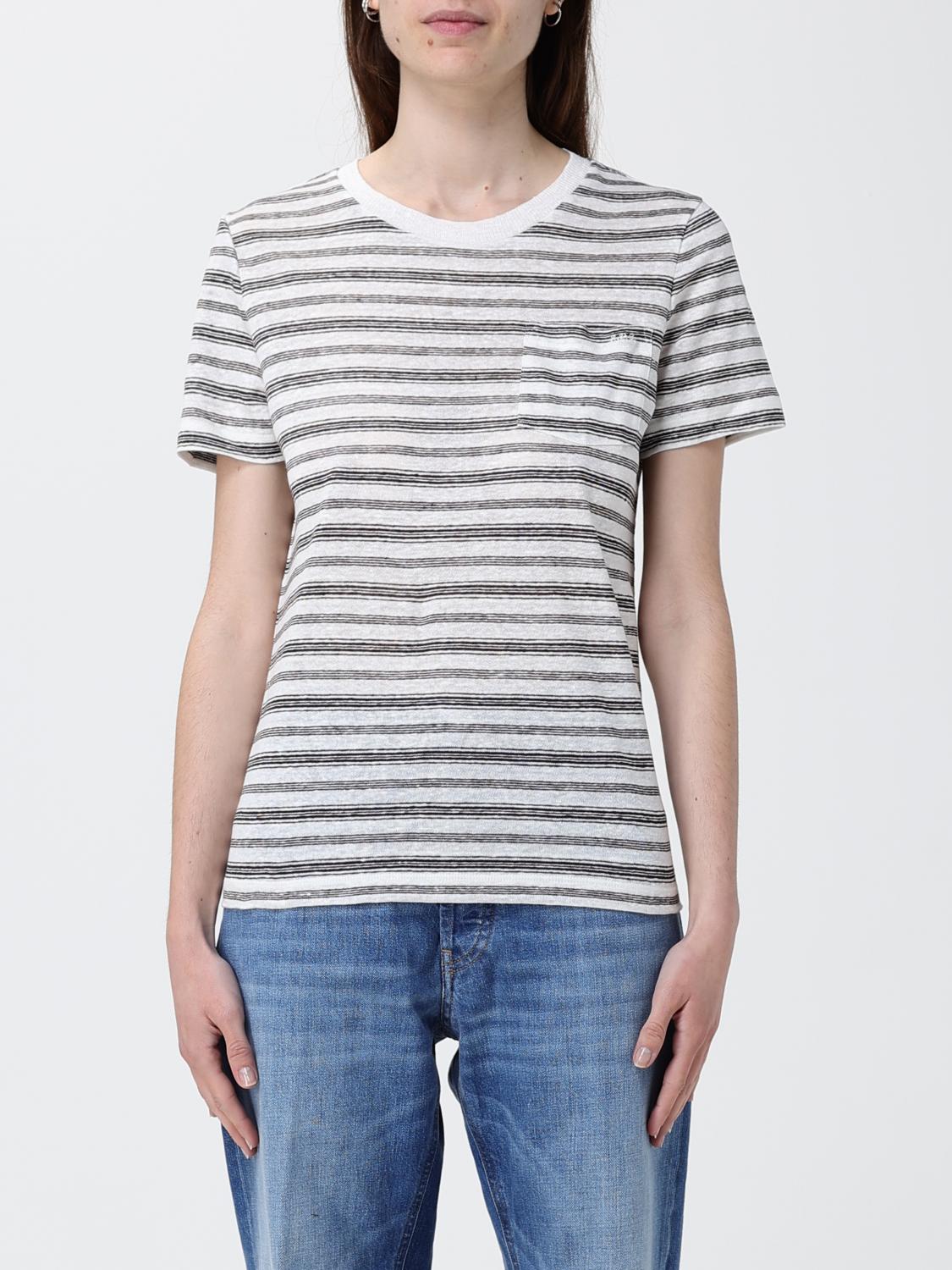 T-Shirt A. P.C. Woman color Brown