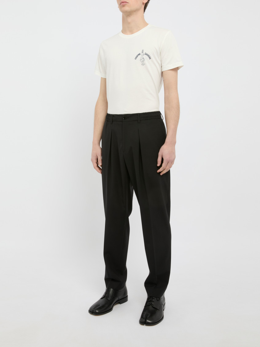 Black Dominique Trousers