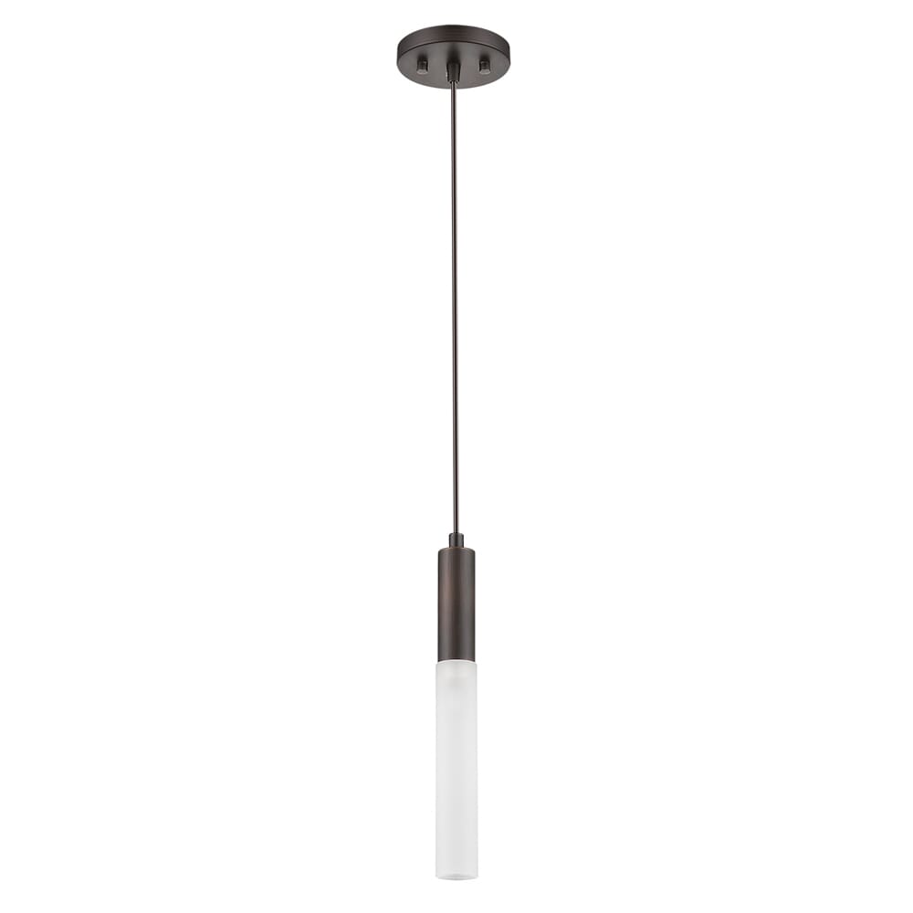 Antique Bronze One Light Pendant from the Cavaletto Collection