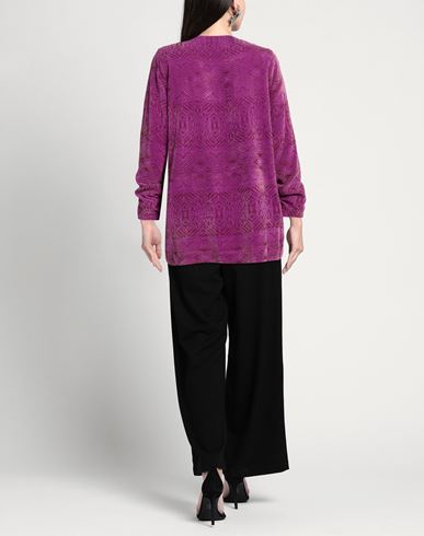 Woman Jacket Purple Size 10 Viscose, Silk