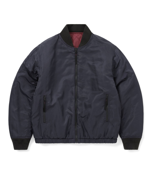 Reversible Bomber Jacket Magenta