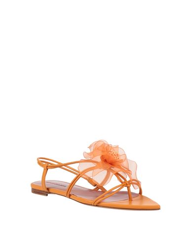 Woman Thong sandal Mandarin Size 6 Leather