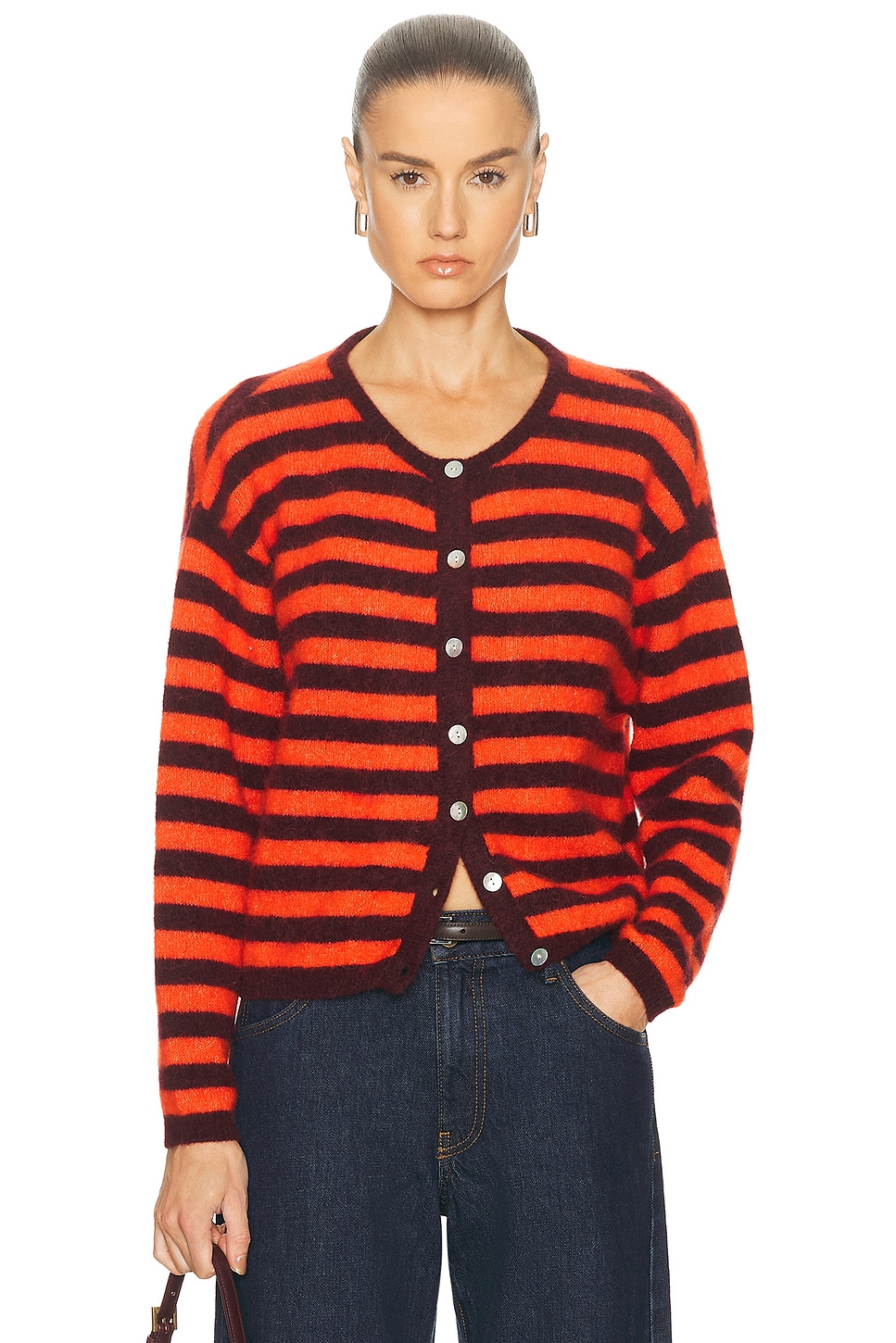 American Vintage Vitow Cardigan in Green.  S. Also in
