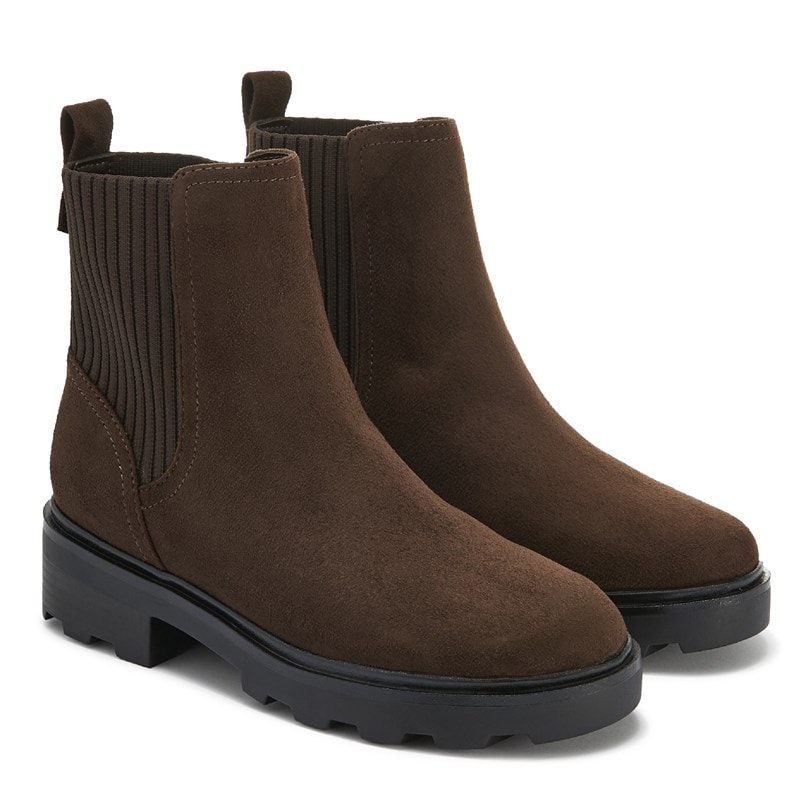 Women's Emily Chelsea Boots (Dark Brown)