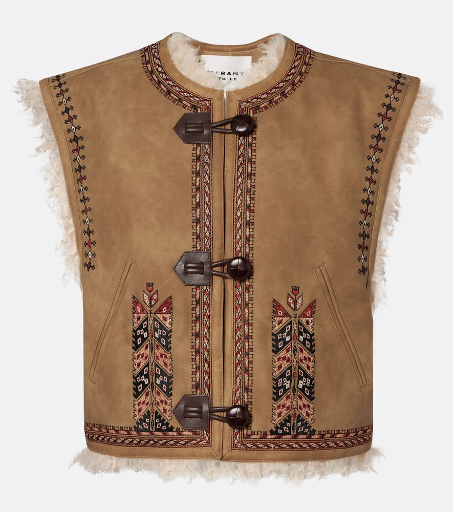 Clemencia embroidered vest