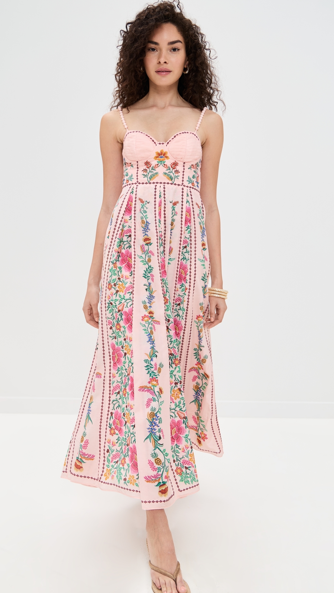 FARM Rio Delicate Forest Pink Maxi Dress Delicate Forest Pink 
