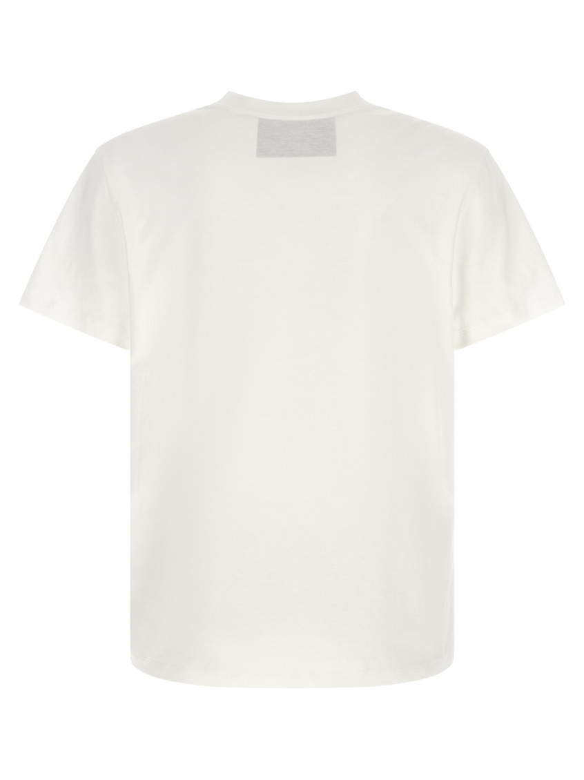 White Solid Crew Neck T-Shirt
