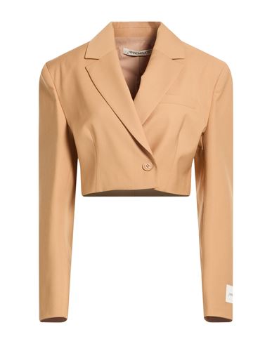 Woman Blazer Sand Size XXS Polyester, Viscose, Elastane