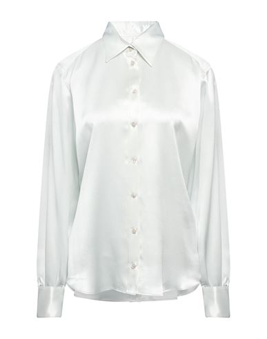Woman Shirt Light grey Size 6 Silk
