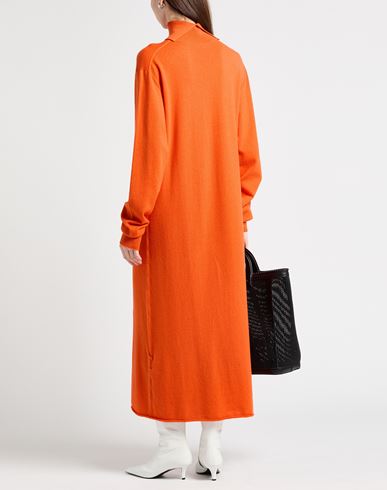 Woman Midi dress Orange Size 6 Cashmere